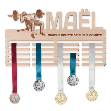 Obešalnik za medalje - Bench press 