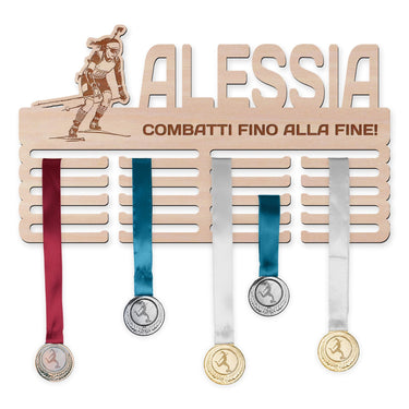 Obešalnik za medalje - Biatlon, ženska 