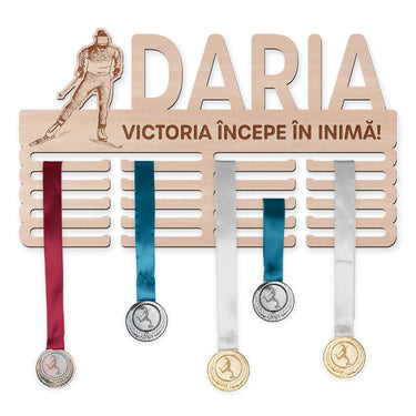 Obešalnik za medalje - Tek na smučeh, ženska 